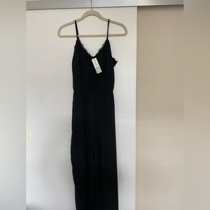 Black jumpsuit full length